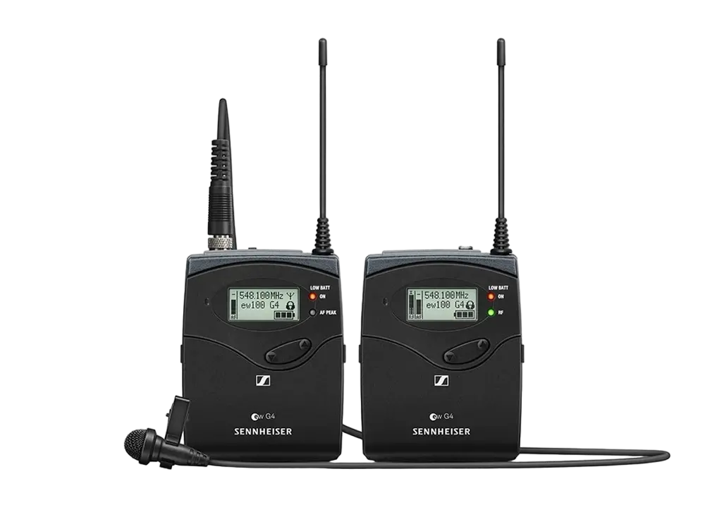 Микрофон для живого исполнения Sennheiser EW 112P G4 E, Беспроводной, Чёрный