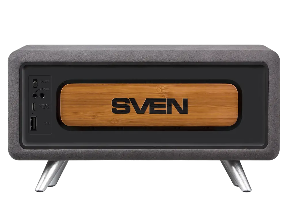 Audio System SVEN HA-930 Bamboo, 30W, Bluetooth, FM, USB, LED-display, 2x2200mA*h
