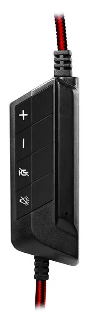 Căști gaming SVEN AP-U997MV, Cu fir, Negru/Roșu