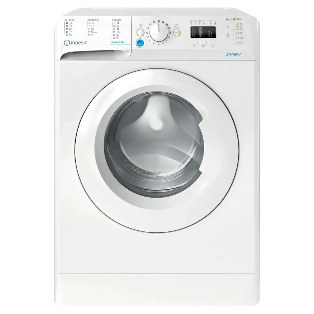 Mașină de spălat Indesit BWSA 61251 W EU, 6kg, Alb