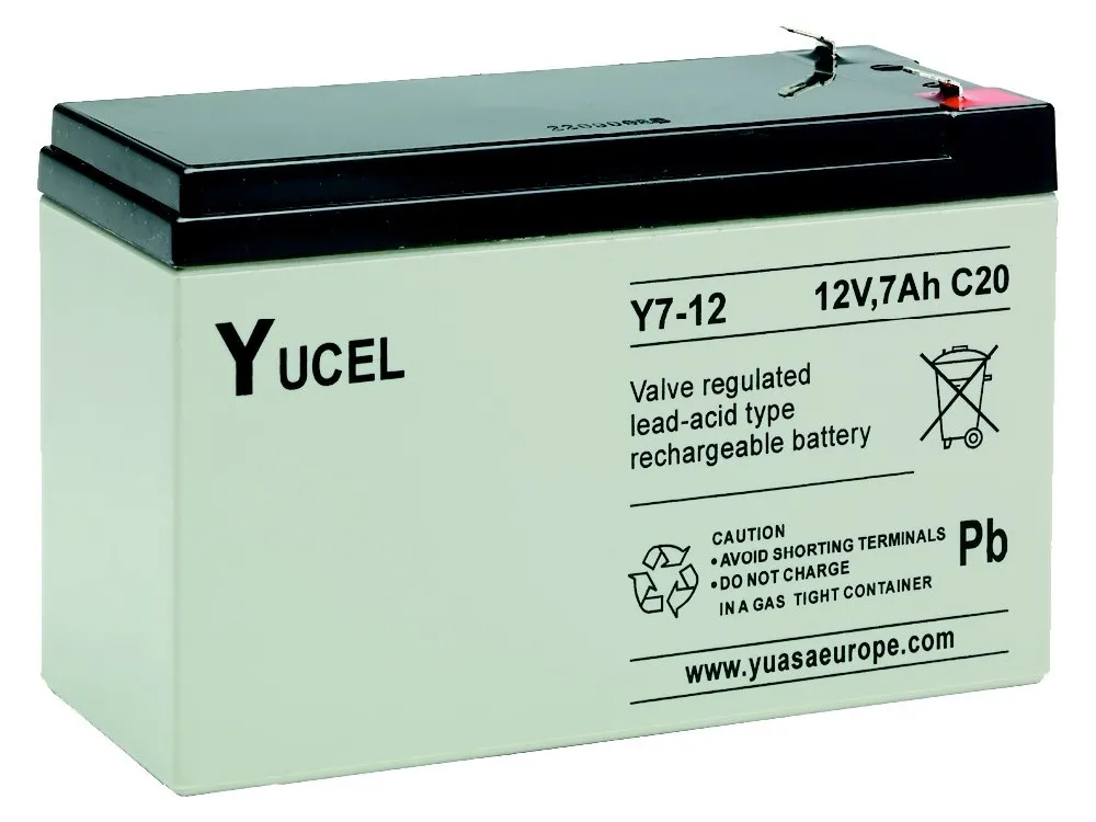 Sursă de alimentare neîntreruptibilă Yuasa Yucel Y7-12 , 12V 7Ah