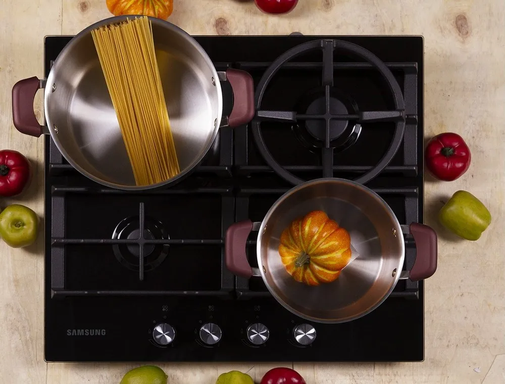 Plită pe gaz Samsung NA64H3030AK/WT, Negru