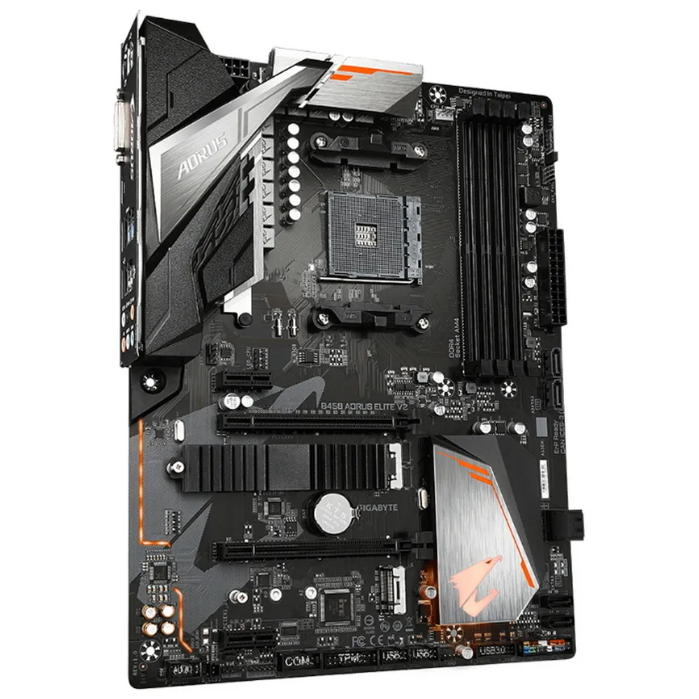 Материнская плата Gigabyte B450 AORUS ELITE V2, AM4, AMD B450, ATX