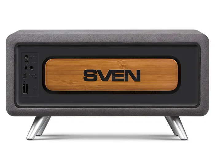 Audio System SVEN HA-930 Bamboo, 30W, Bluetooth, FM, USB, LED-display, 2x2200mA*h