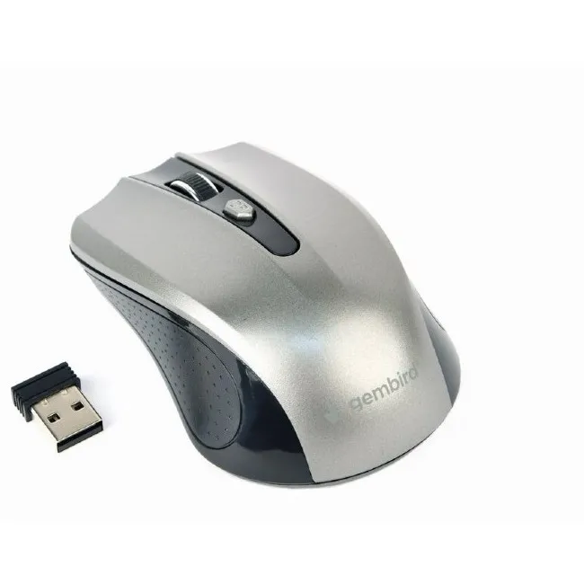 Mouse Wireless Gembird MUSW-4B-04-BG, Negru/Gri