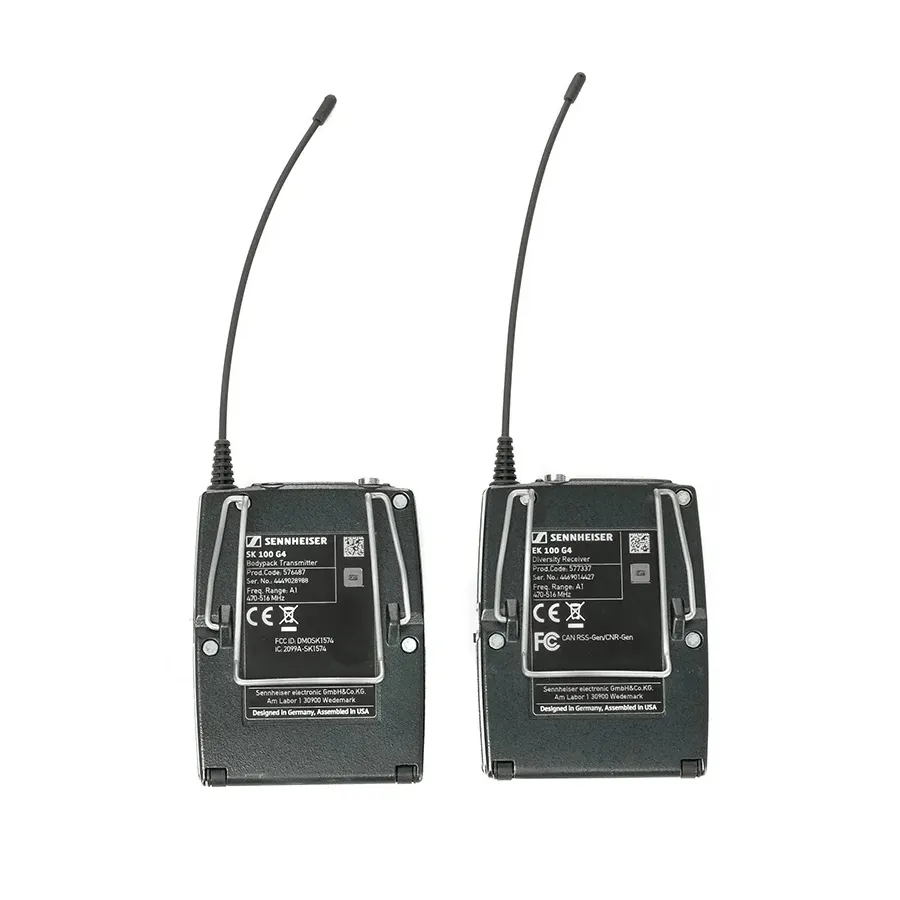 Микрофон для живого исполнения Sennheiser EW 112P G4 E, Беспроводной, Чёрный