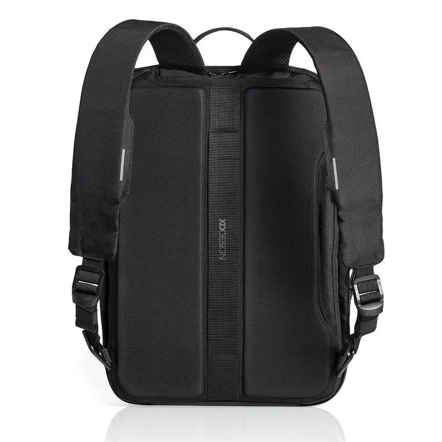 Rucsac pentru Laptop Bobby Bizz, 15.6", Piele artificială, Negru