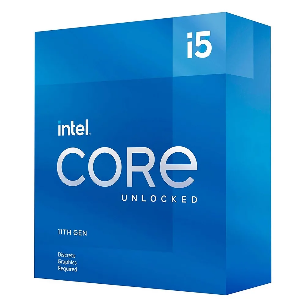 CPU Intel Core i5-11600KF 3.9-4.9GHz (6C/12T, 12MB, S1200,14nm, No Integrated Graphics, 95W) Tray