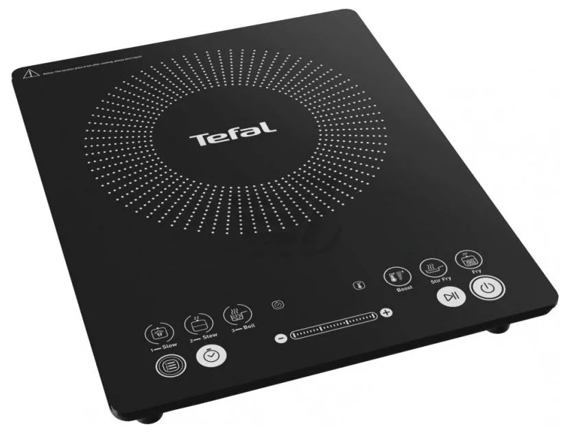 Plită electrică mini Tefal EveryDay Slim, Negru