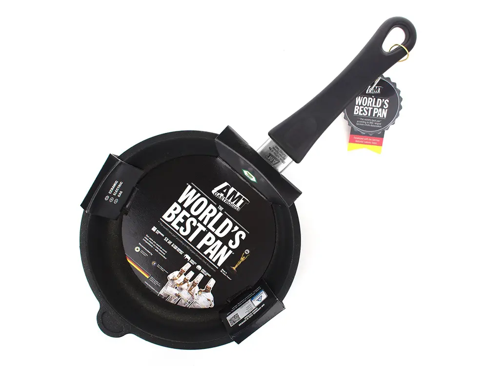 Сковорода AMT Gastroguss AMT-520-E, 1л, 20см, Чёрный