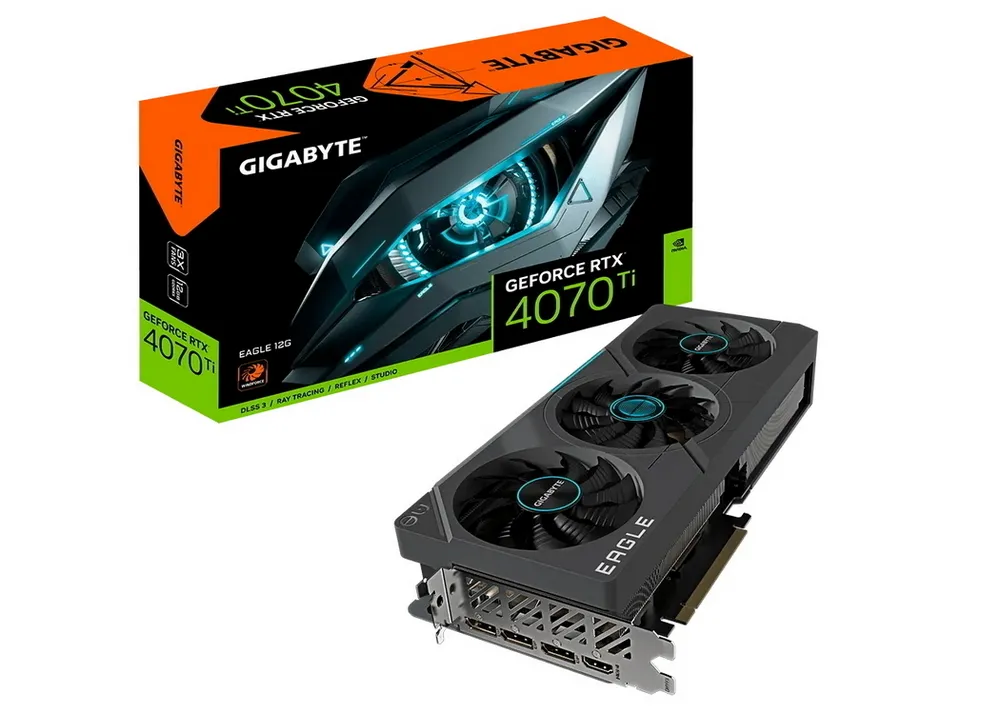 Placă Video Gigabyte GV-N407TEAGLE-12GD, 12GB GDDR6X 192bit (GV-N407TEAGLE-12GD)