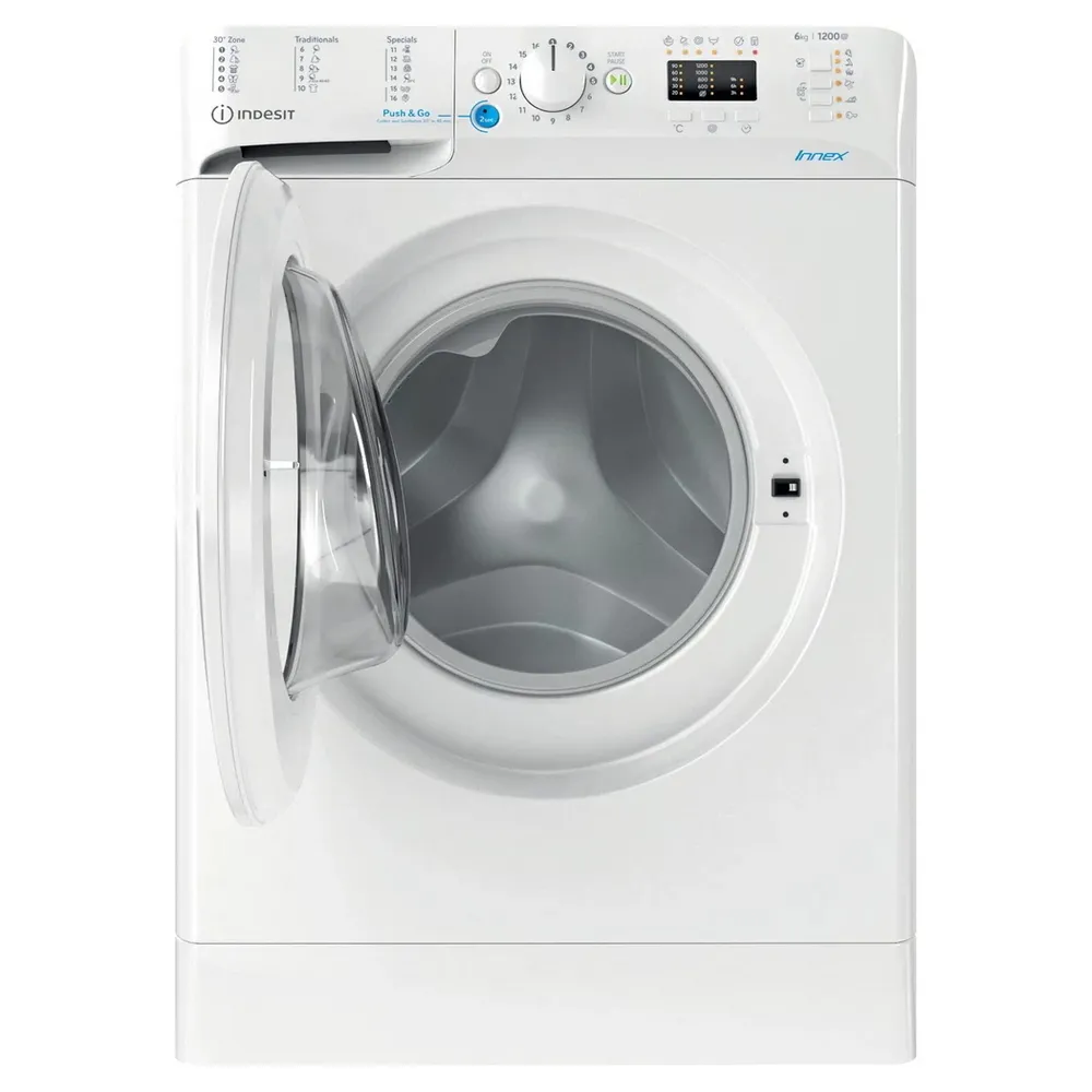Mașină de spălat Indesit BWSA 61251 W EU, 6kg, Alb
