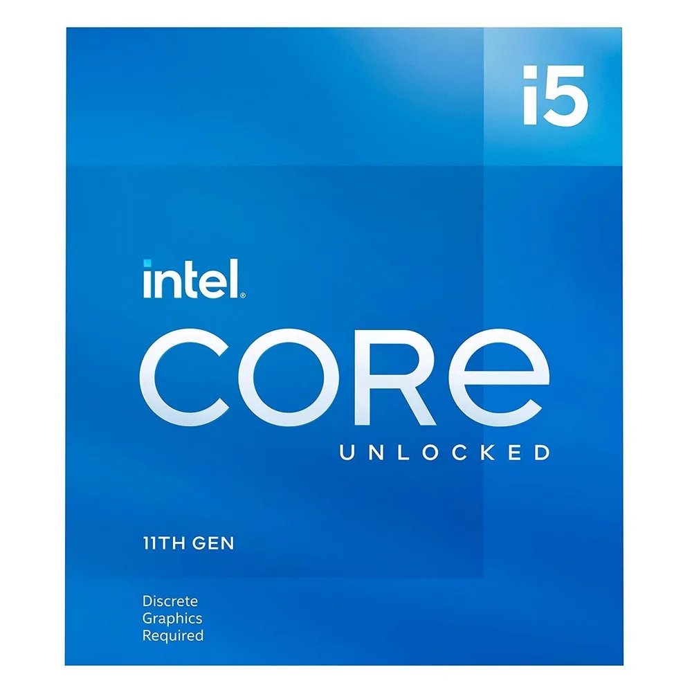 CPU Intel Core i5-11600KF 3.9-4.9GHz (6C/12T, 12MB, S1200,14nm, No Integrated Graphics, 95W) Tray