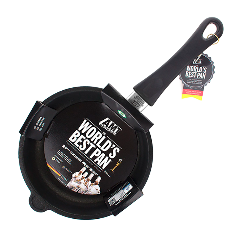 Сковорода AMT Gastroguss AMT-520-E, 1л, 20см, Чёрный