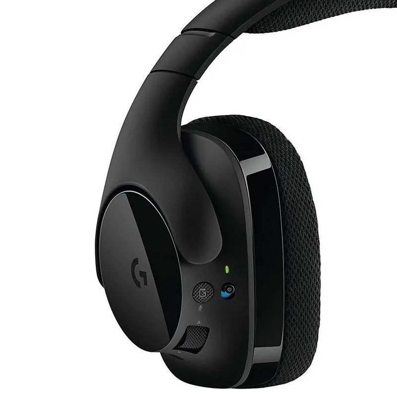 Căști gaming Logitech G533, Wireless/Cu fir, Negru