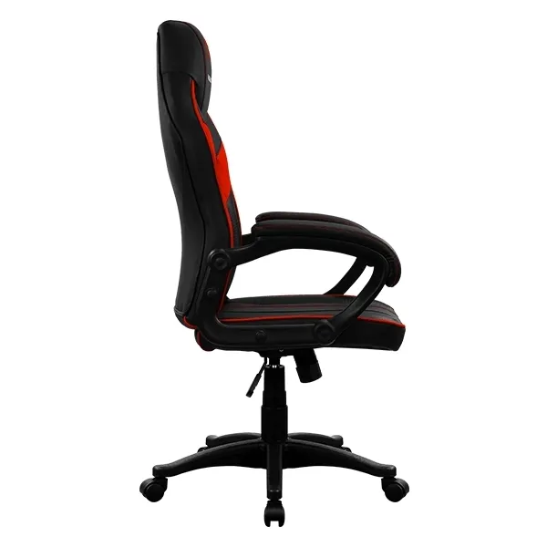 Scaun Gaming ThunderX3 EC1, PU Piele, Negru/Rosu