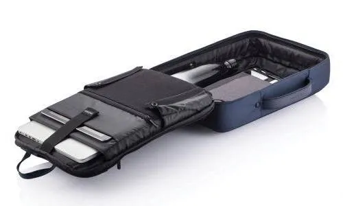 Rucsac pentru Laptop Bobby Bizz, Piele artificială, Albastru închis