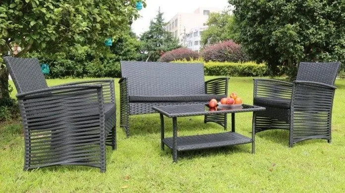 Set mobilier de gradina MALAGA (Gri)