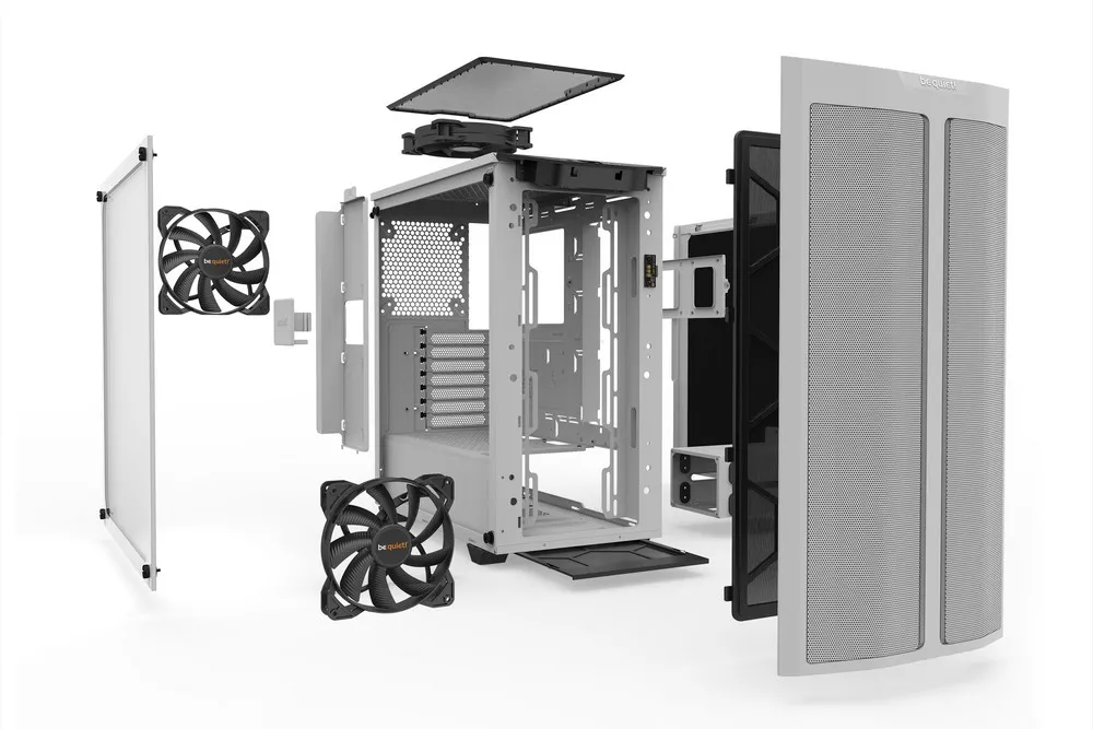 Carcasă PC be quiet! Pure Base 500DX , Midi-Tower, ATX PS2 , Alb