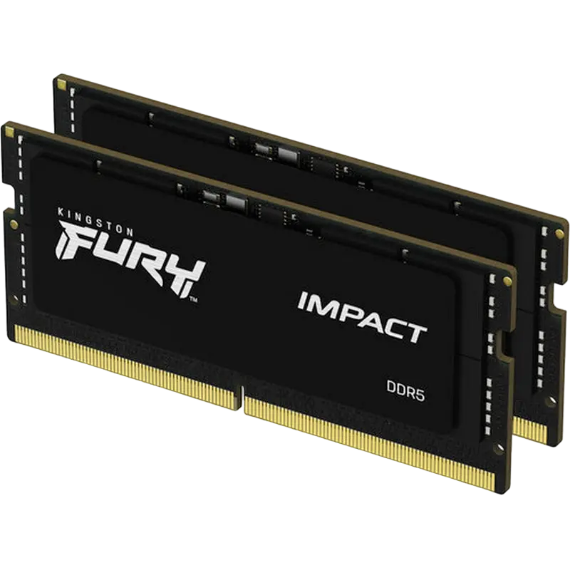Оперативная память Kingston FURY Impact, DDR5 SDRAM, 5600 МГц, 32 Гб, KF556S40IBK2-32