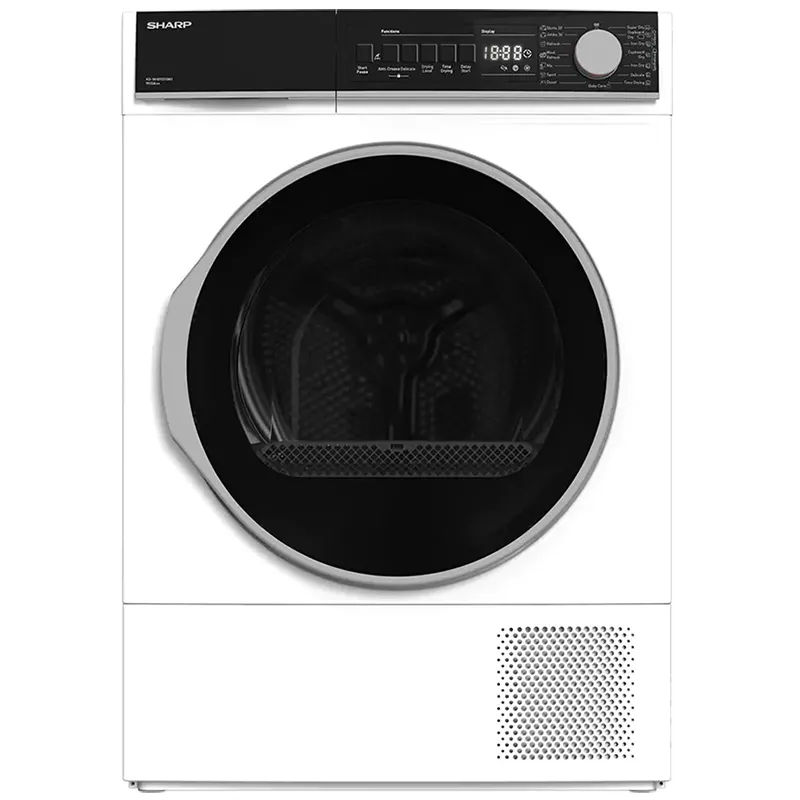 Uscător de rufe Sharp KDNHB9S7GW2EE, 9kg, Alb