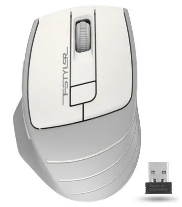 Беcпроводная мышь A4Tech FG30, Белый/Серый