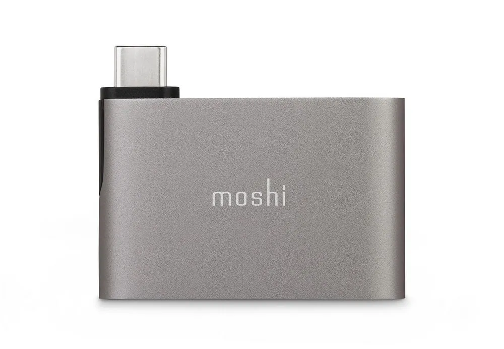 Adapter MOSHI Type-C M / 2 x USB2.0 F, Titanium Gray