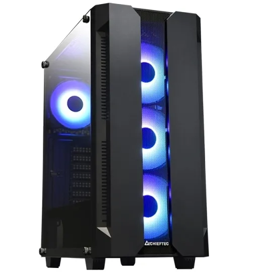 Carcasă PC Chieftec GS-01B-OP, Midi-Tower, ATX, Negru