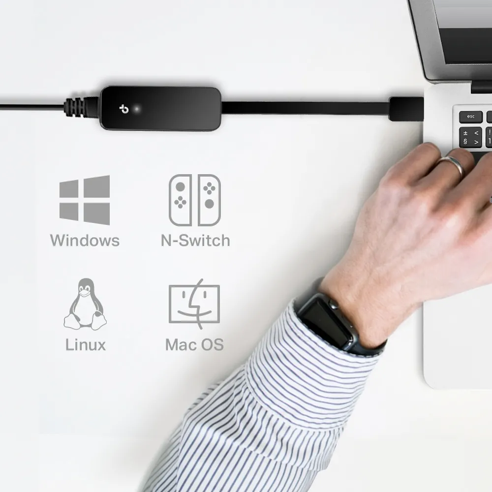 Сетевой адаптер TP-LINK UE306, Чёрный