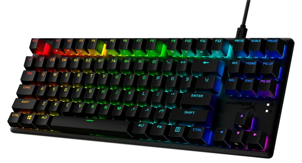 Клавиатура HyperX Alloy Origins Core PBT, Проводное, Чёрный
