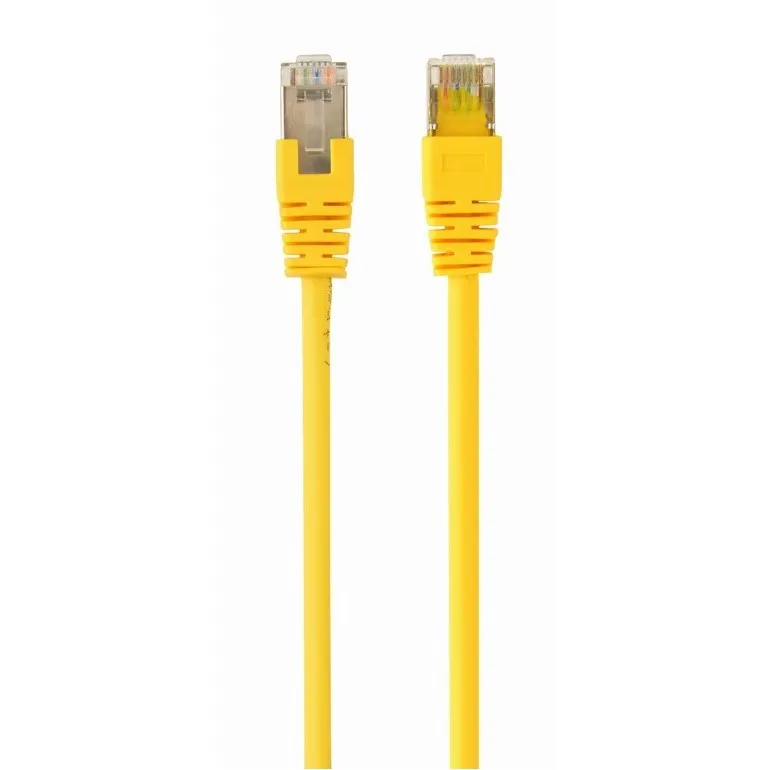 Patch cord Cablexpert PP6-1M/Y, Cat6 FTP , 1m, Galben