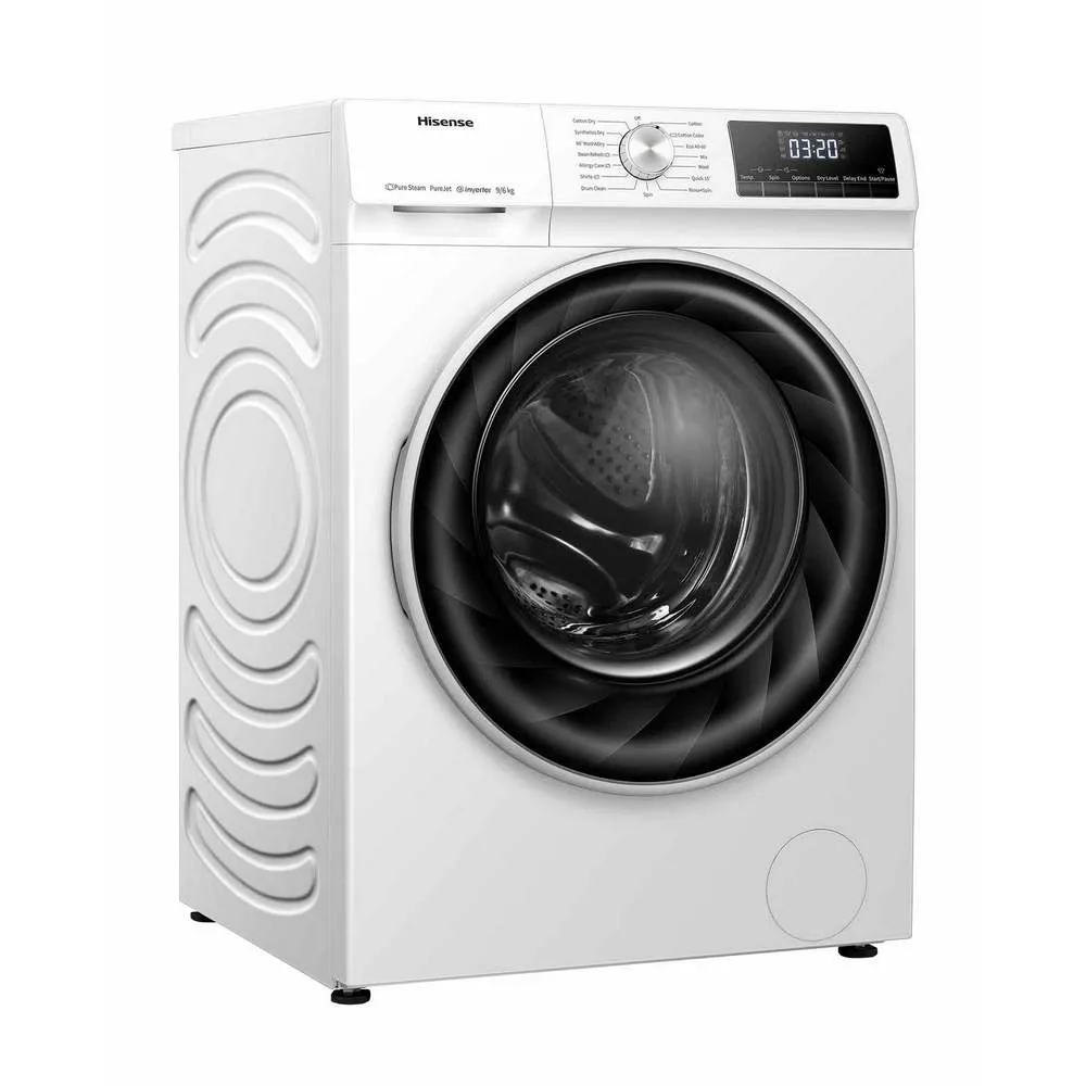 Mașină de spălat cu uscător Hisense WDQY9014EVJM, 9kg, Alb
