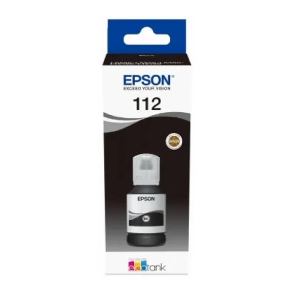 Recipient de cerneală Epson 112 EcoTank, C13T06C14A, Negru