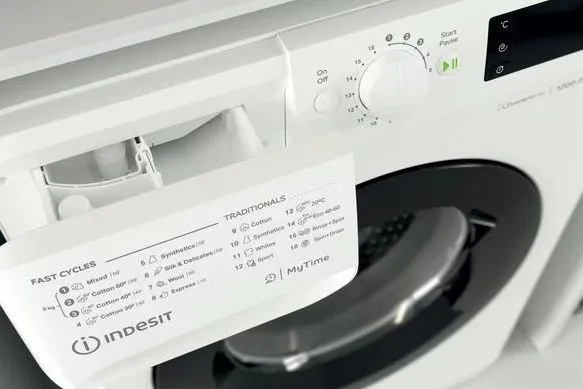 Mașină de spălat Indesit OMTWE 81283 WK EU, 8kg, Alb