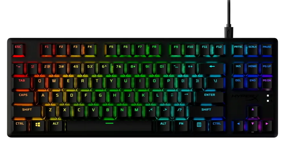 Клавиатура HyperX Alloy Origins Core PBT, Проводное, Чёрный