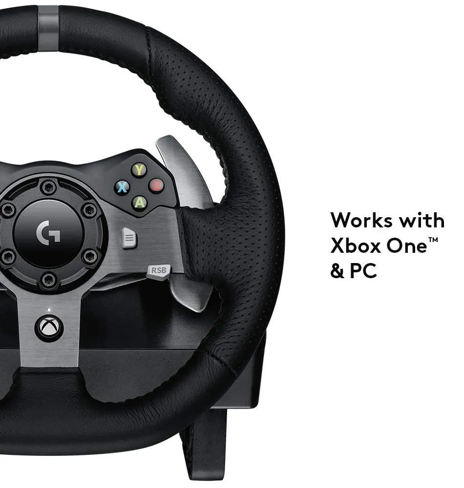 Игровой руль Logitech G920, Чёрный