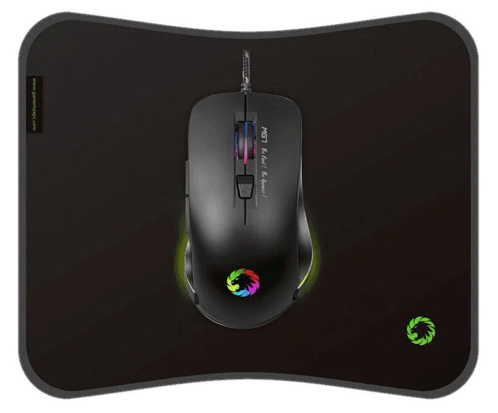 Gaming Mouse Gamemax MG7 2in1, Negru