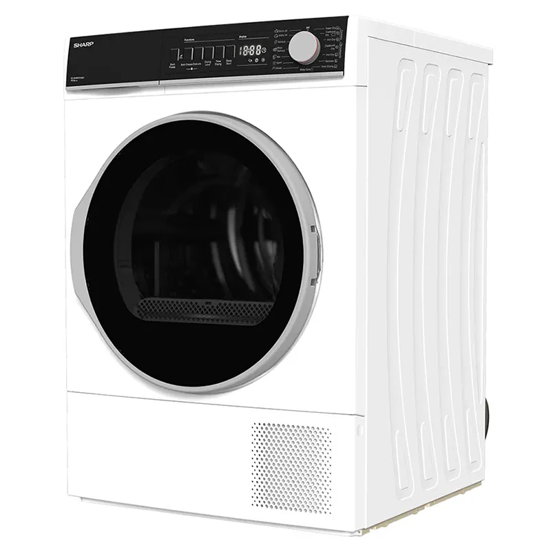 Uscător de rufe Sharp KDNHB9S7GW2EE, 9kg, Alb