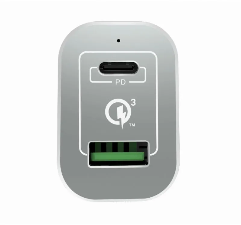 Car Charger Nillkin, Turbo A3, Quick Charge 3.0 + PD, USB+Type C, 63W, Black