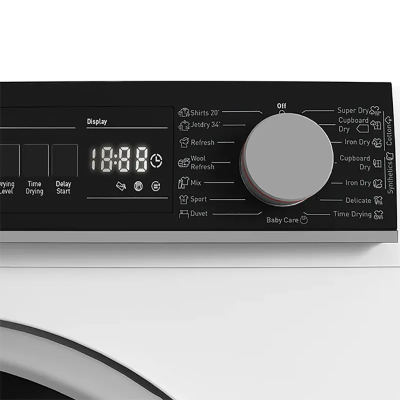 Uscător de rufe Sharp KDNHB9S7GW2EE, 9kg, Alb