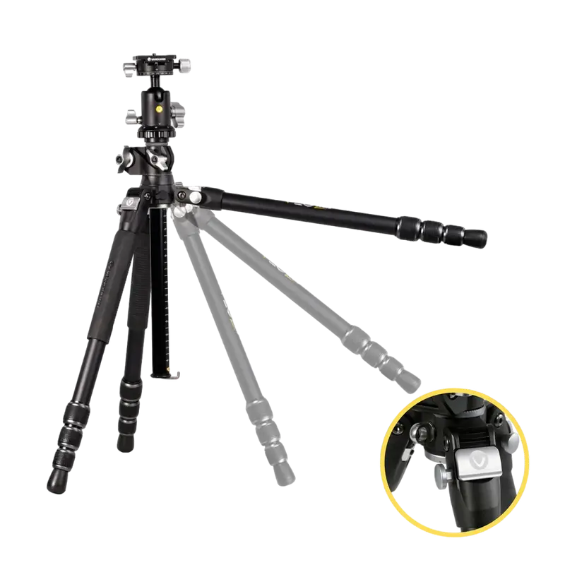 Trepied/Monopod Vanguard VEO3T+ 234AB, Cap cu bilă cu două axe, Negru