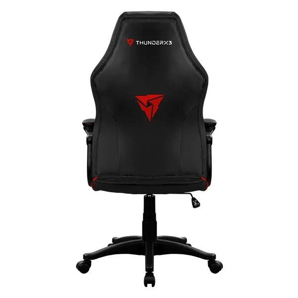 Scaun Gaming ThunderX3 EC1, PU Piele, Negru/Rosu