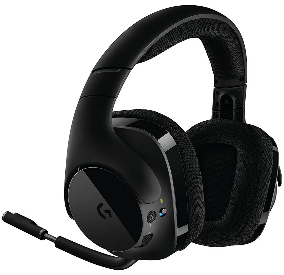 Căști gaming Logitech G533, Wireless/Cu fir, Negru