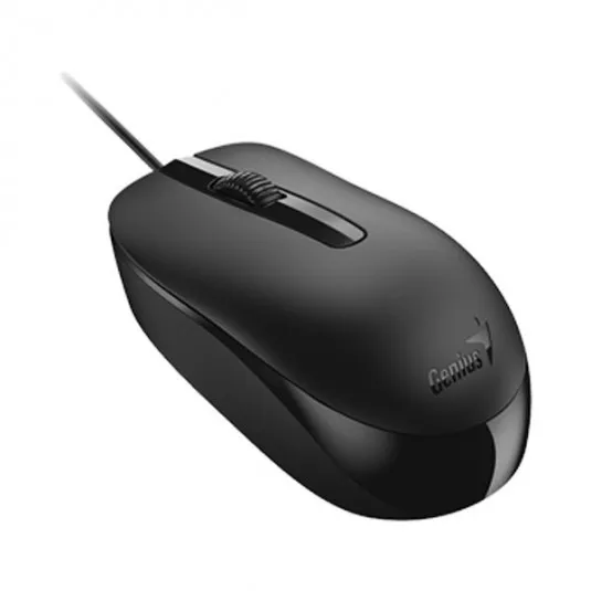 Клавиатура и мышь Genius KM-160, Проводное, Чёрный