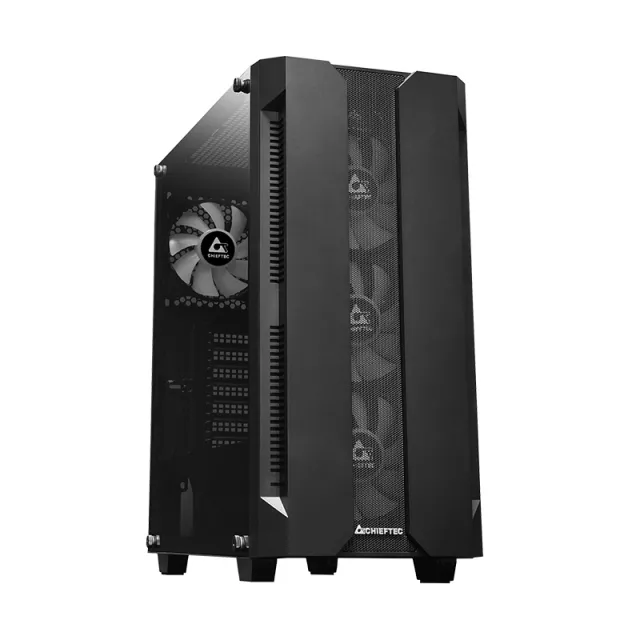 Carcasă PC Chieftec GS-01B-OP, Midi-Tower, ATX, Negru