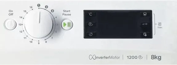 Mașină de spălat Indesit OMTWE 81283 WK EU, 8kg, Alb