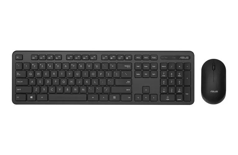 Set Tastatură + Mouse ASUS CW100, Fără fir, Negru