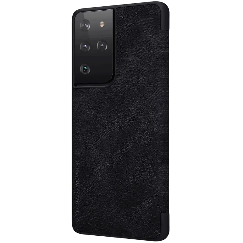 Husă Nillkin Galaxy S21 Ultra - Qin LC, Negru