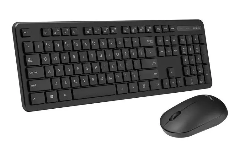Set Tastatură + Mouse ASUS CW100, Fără fir, Negru
