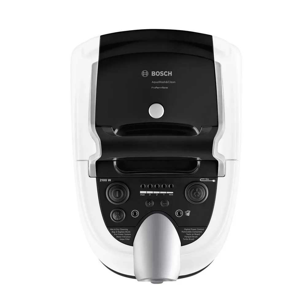 Aspirator Bosch BWD421PRO, Negru | Alb